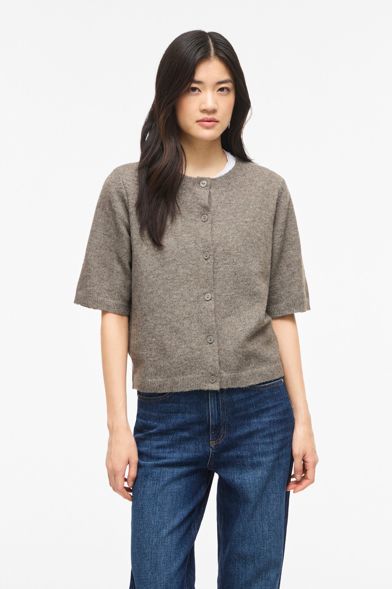 Viliga kortærmet cardigan - Falcon